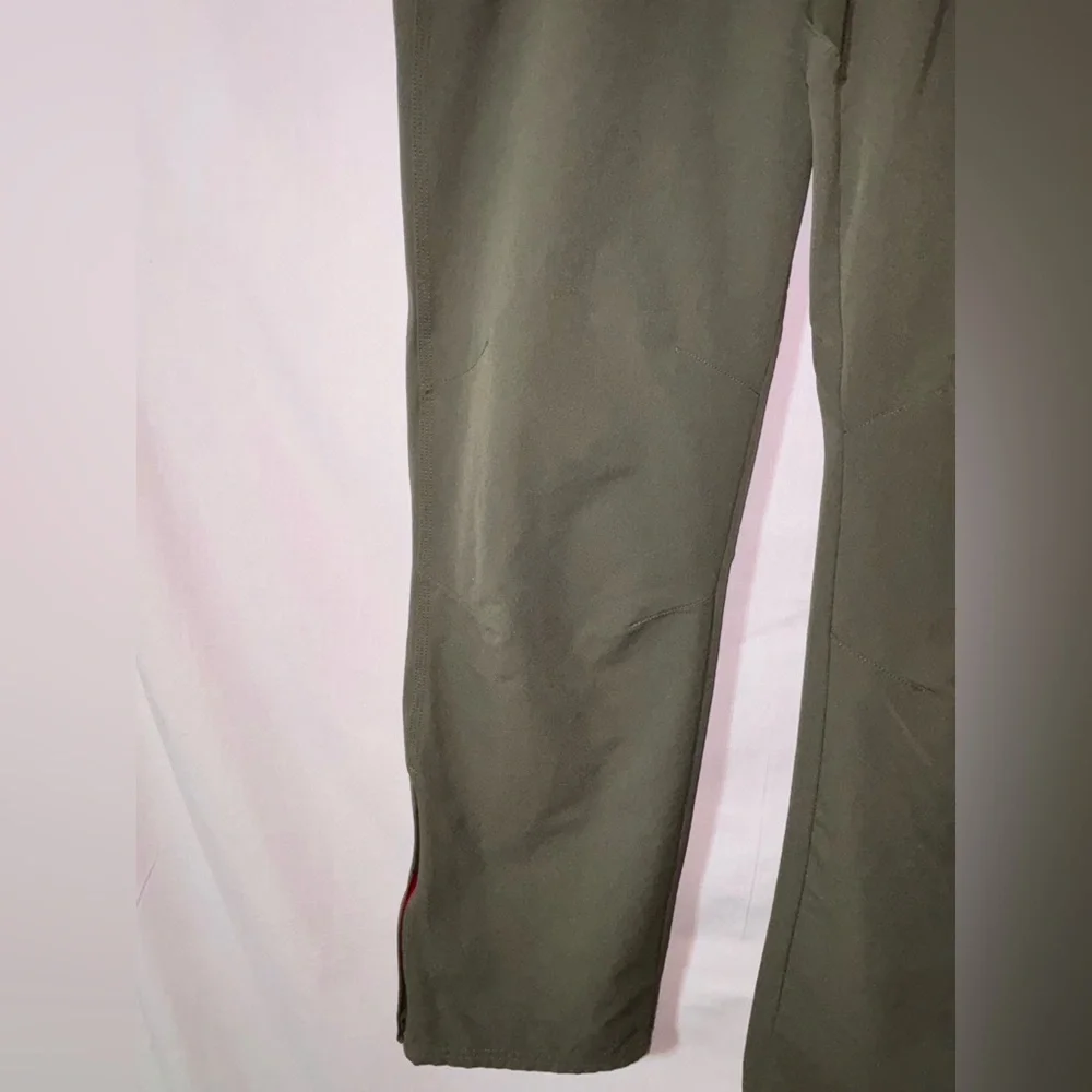 The North Face Olive Green Hiking Pants with Red Drawstrings - Picture 5 of 12